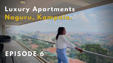 real estate, luxury apartments, Naguru, architecture, modern aesthetics, three-bedroom apartment, four-bedroom penthouse, opulence, convenience, contemporary design, sophistication, natural light, living area, well-furnished rooms, pool, gym, steam, sauna